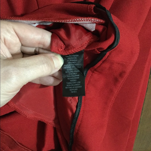 Wine-colored trousers. Career wear. NWT. - Picture 6 of 6